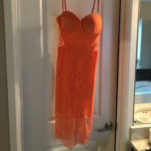 Tangerine Midi Dress by Bebe